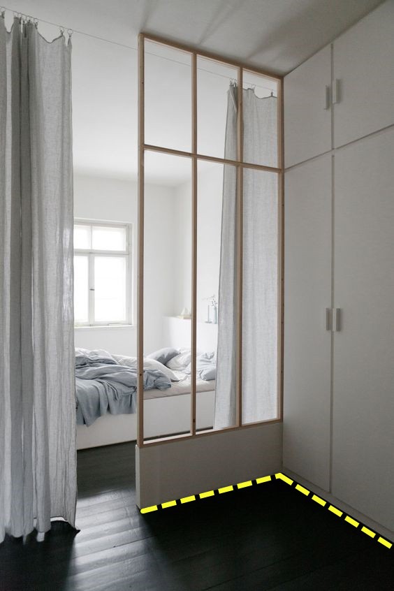 卧室玻璃隔断墙装修效果图大全,客厅用玻璃隔断隔个小卧室效果图