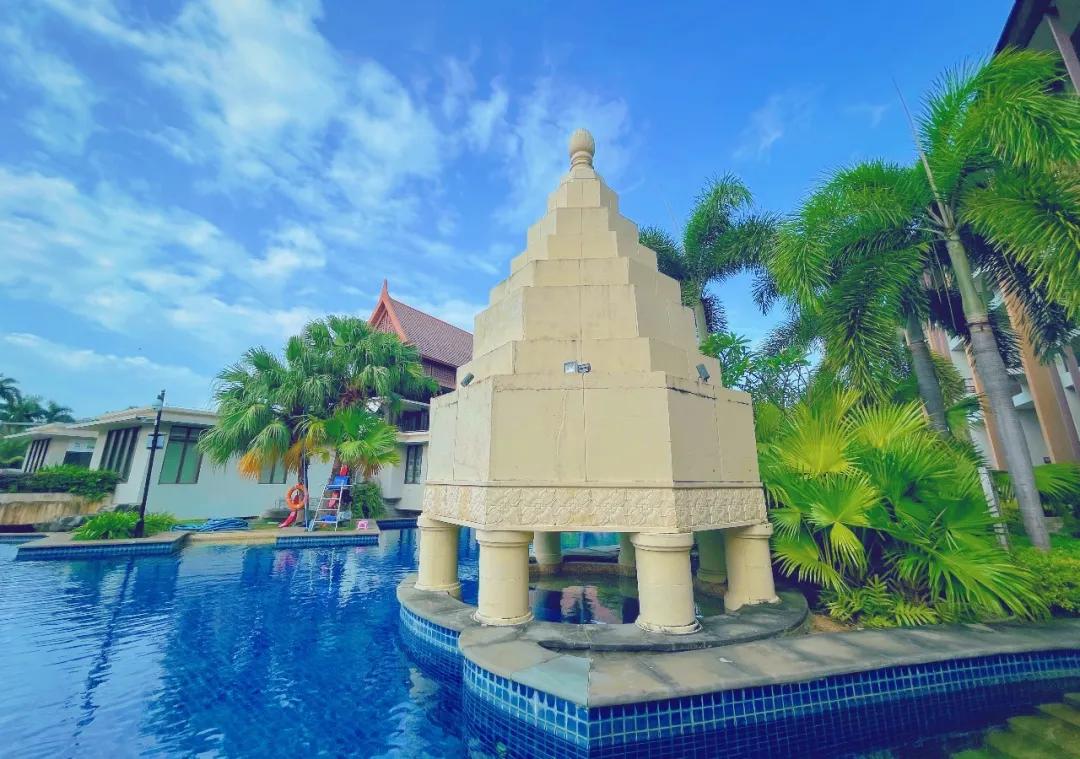 假装在马尔代夫度假,铂尔曼三亚海滩