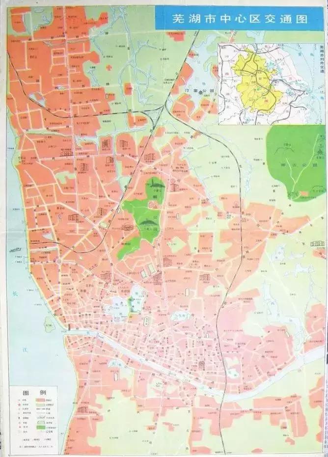 老芜湖地图,老芜湖全景复原图