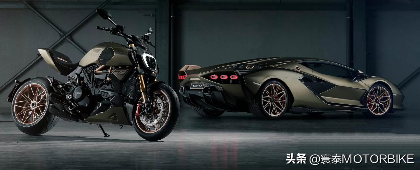 杜卡迪hypermotard1100evo骇客,杜卡迪兰博基尼联名摩托