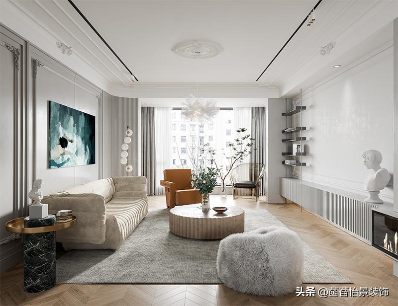 现代极简轻奢法式,不被定义的现代法式去繁杂存雅致