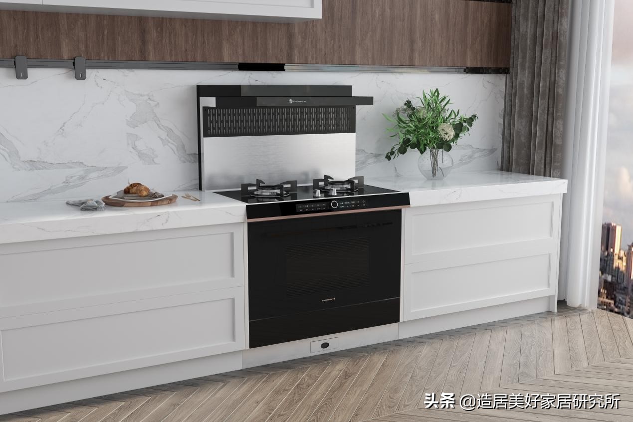 集成灶和餐边柜一体怎么设计,餐厨一体如何设计集成灶