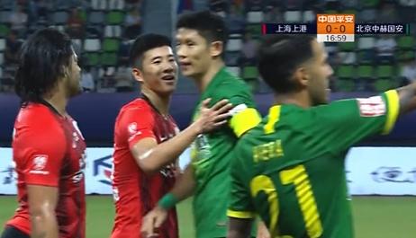 国安上港黄牌,国安输上港冤不冤是裁判害得吗