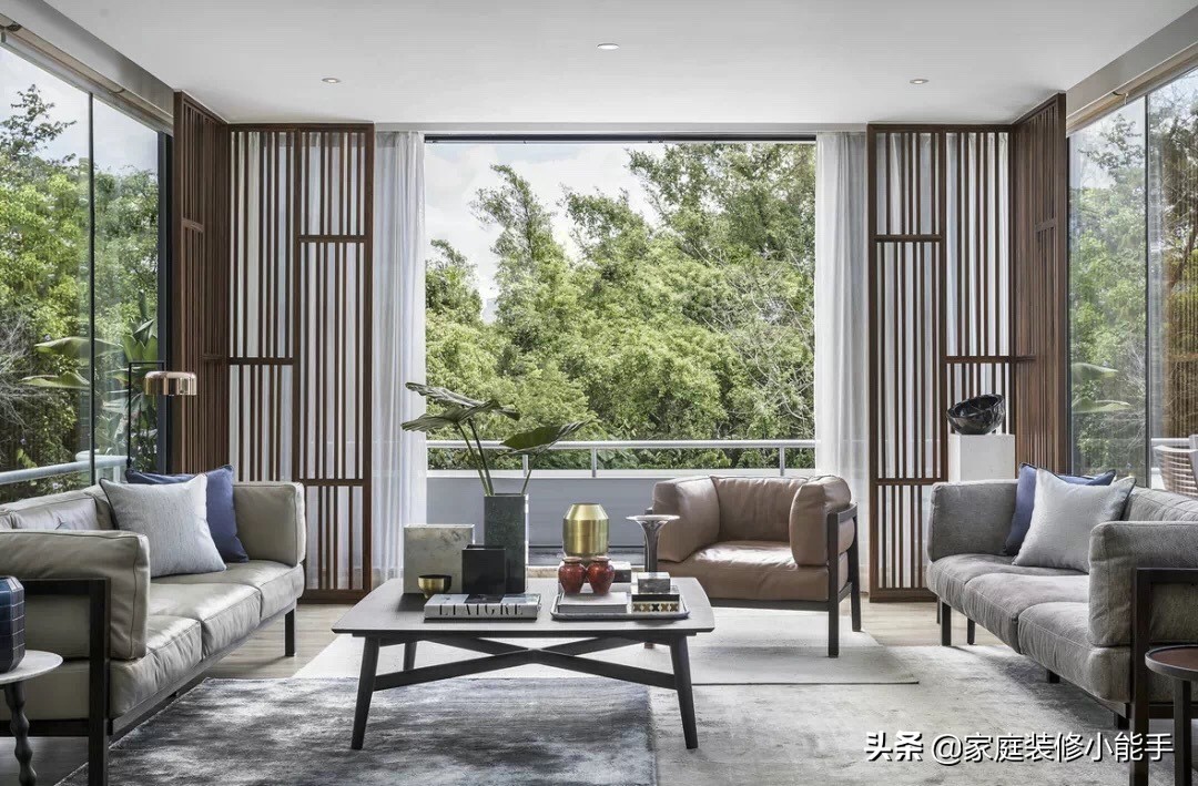 中式装修风格屏风,中式室内设计屏风