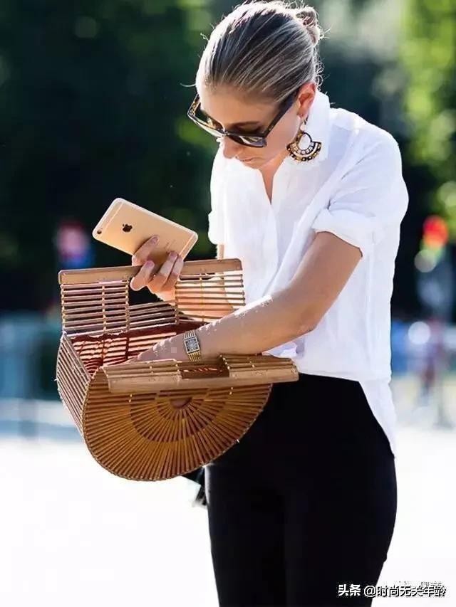 夏季百搭草编包,夏天的包界大咖草编包包