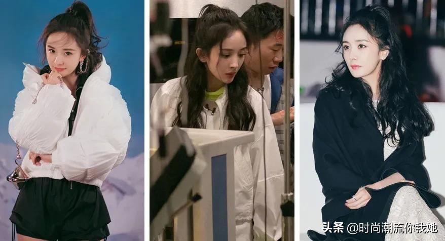 又酷又帅气的发型高马尾,复古发型女生港风长马尾