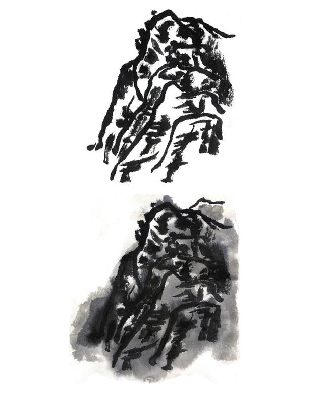 画山教程,学习画山的各种画法