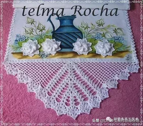 漂亮的钩针桌布衣,钩针钩织漂亮桌布衣图解