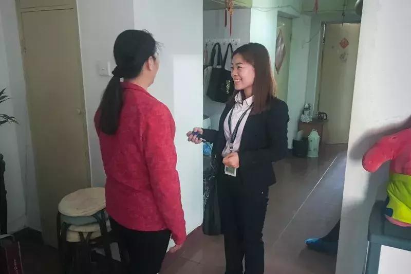 链家工作美女,链家女中介