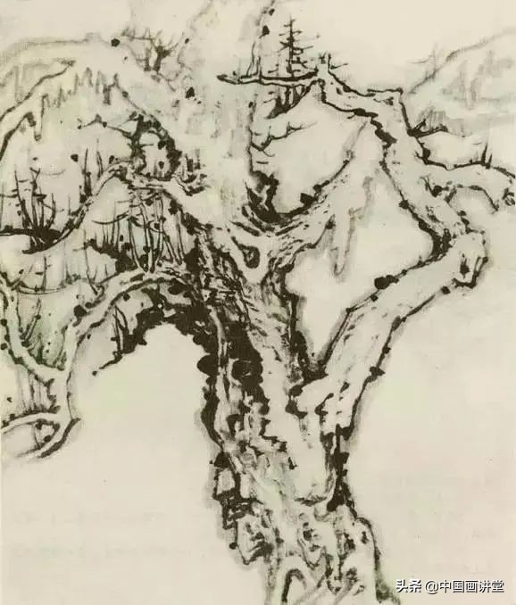 缠枝、挺杆、屈节、钮裂、一棵树如何画？看了这篇你绝对能学会