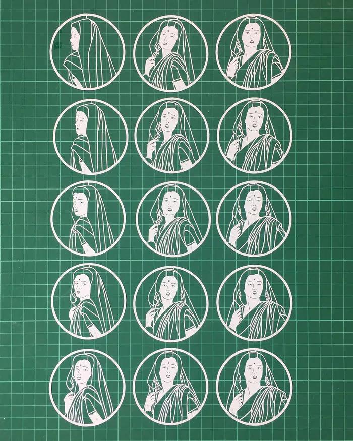 手掌画创意剪纸,手掌画剪纸三年级