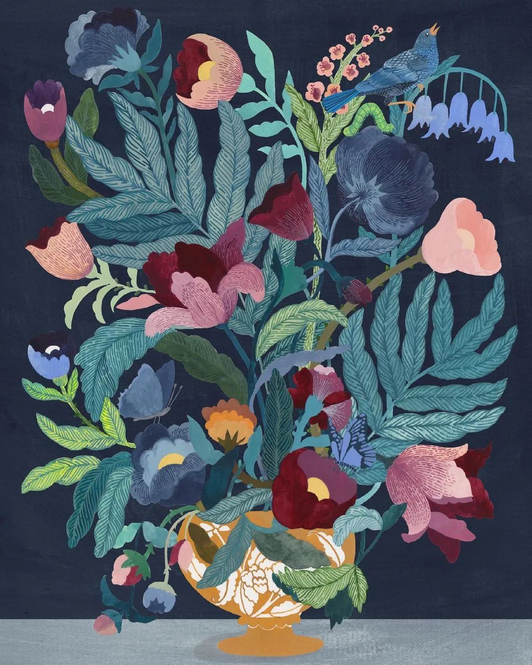 水彩渲染画建筑效果图,水彩平涂画