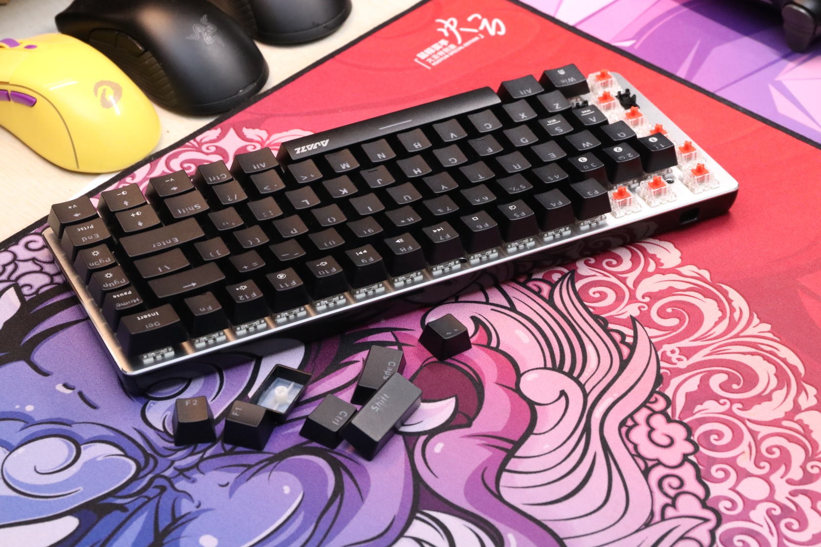 那款好用的小键盘终于出无线款了黑爵AK33分享