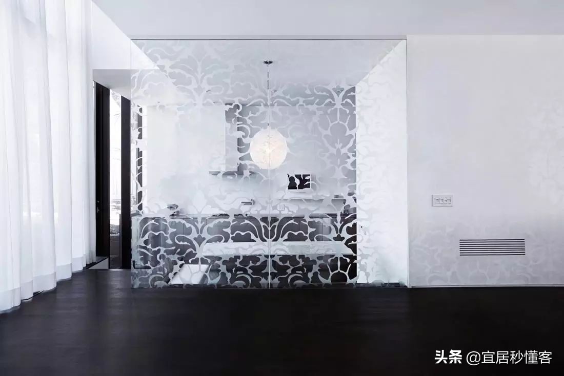 装修玻璃隔断效果图大全小户型,小户型卫生间玻璃隔断