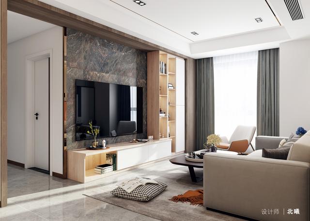 他把108㎡现代简约新房发到朋友圈，瞬间被赞爆了！