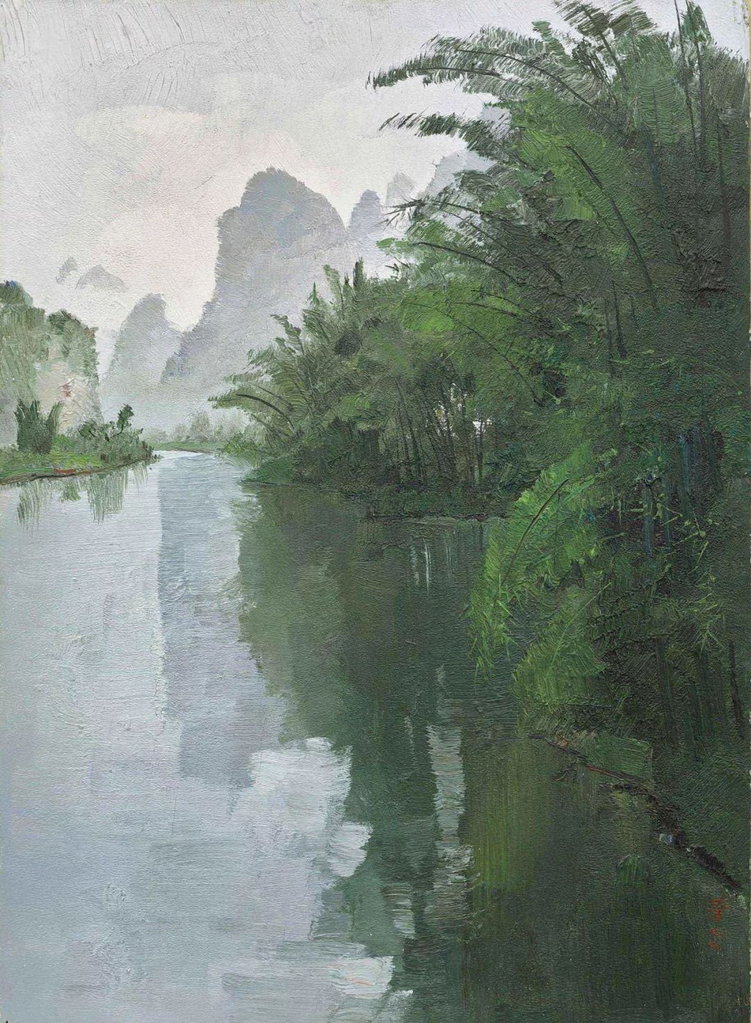 吴冠中竹子图,吴冠中画的竹子