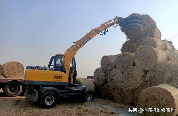 轮式挖掘机的缺点,嘉禾全液压轮式挖掘机