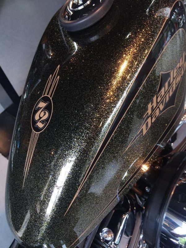 拿下哈雷1200排量V72，油箱只有7.8升，摩旅别想，但是这车简直了