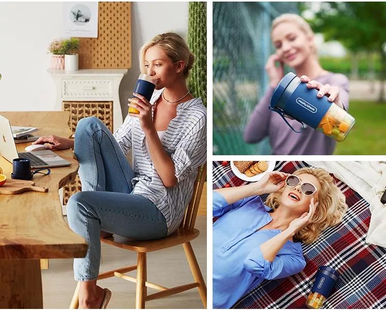 摩飞便携榨汁机的使用方法,摩飞榨汁机小型便携怎么榨汁