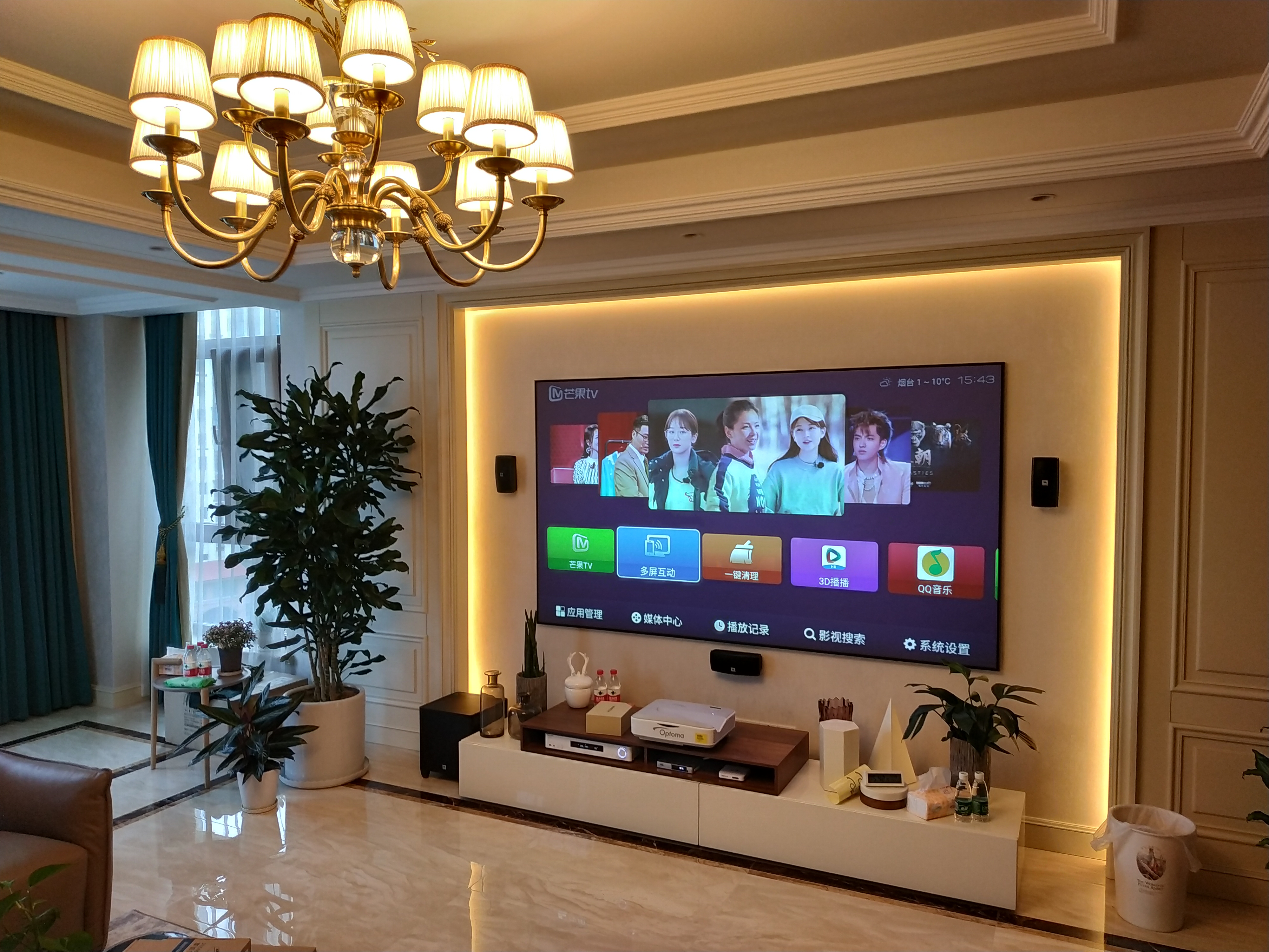 家庭影院环绕小音响,家庭客厅5.1音响方案