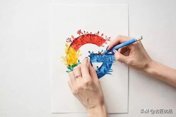 适合做多层立体纸雕的图,屋子半立体纸雕