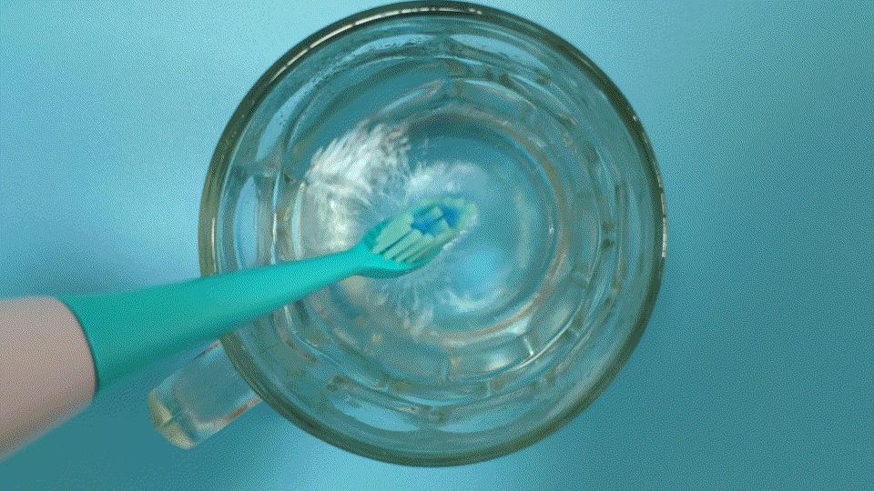 电动牙刷测评超声波震动清洁牙齿,声波电动牙刷c1评测