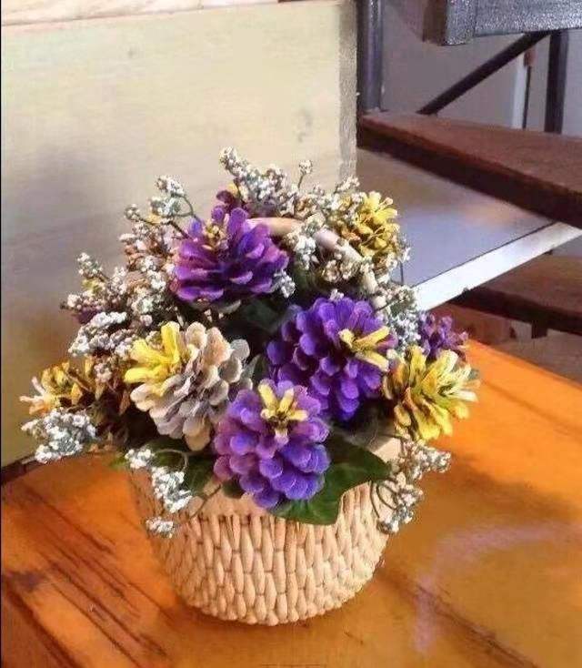 永不凋谢的松果花,永远不会凋谢的花朵