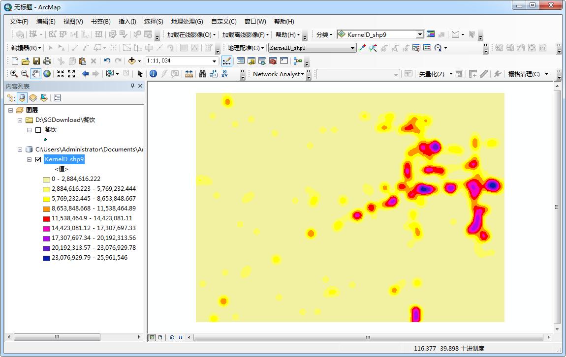 人口增长率热力图arcgis,arcgis绘制温度动态图