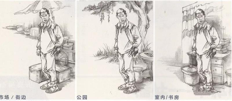 纯干货分享速写知识点,速写裆部褶皱万能模板