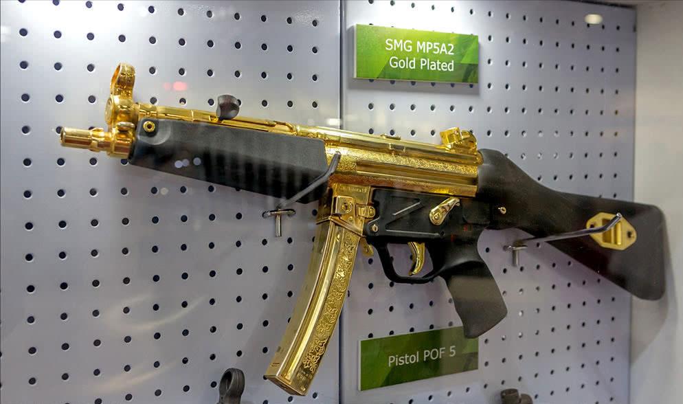 mp5冲锋枪0.45口径,现实中的mp5冲锋枪