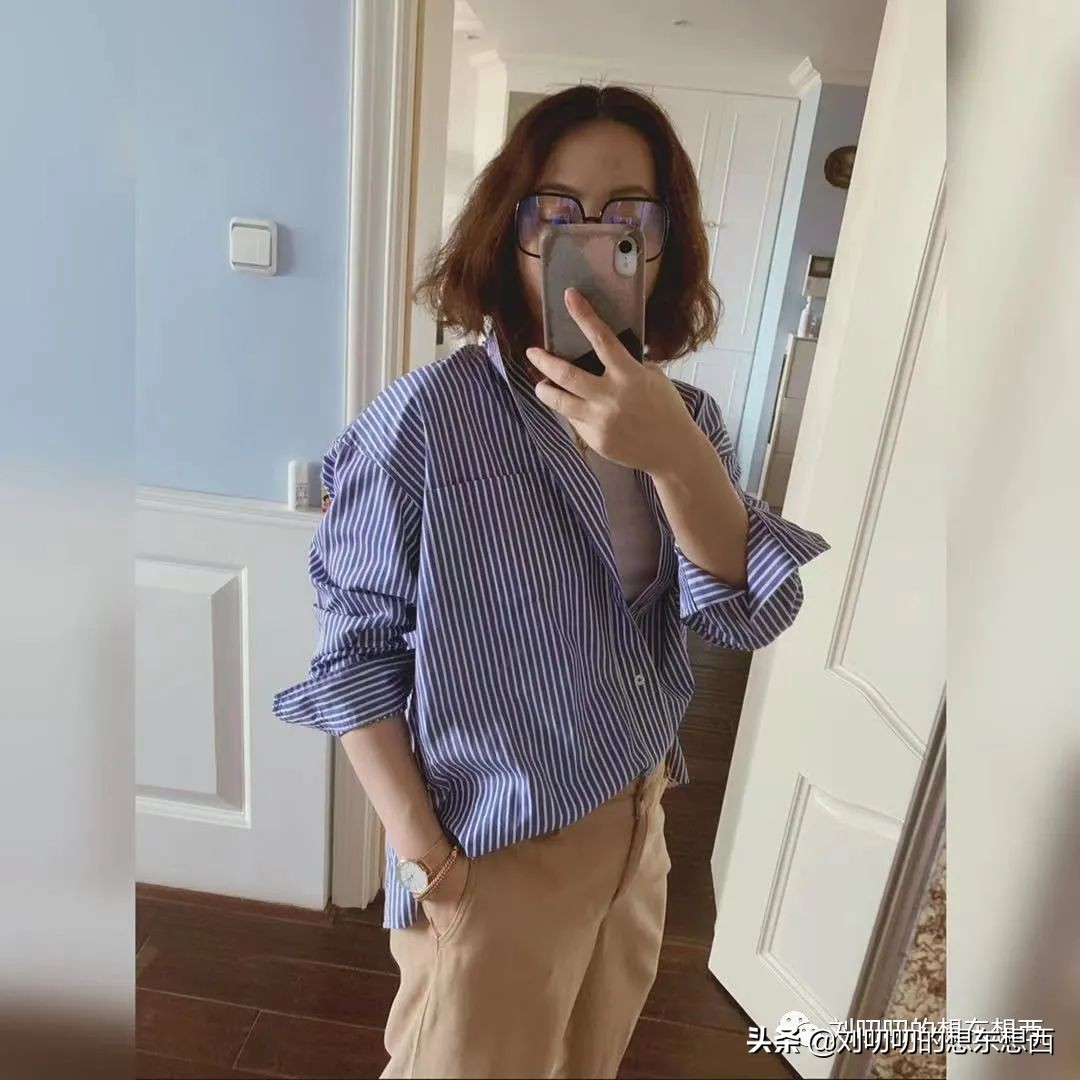 清新干净上装短款彩色,粉蓝复古穿搭