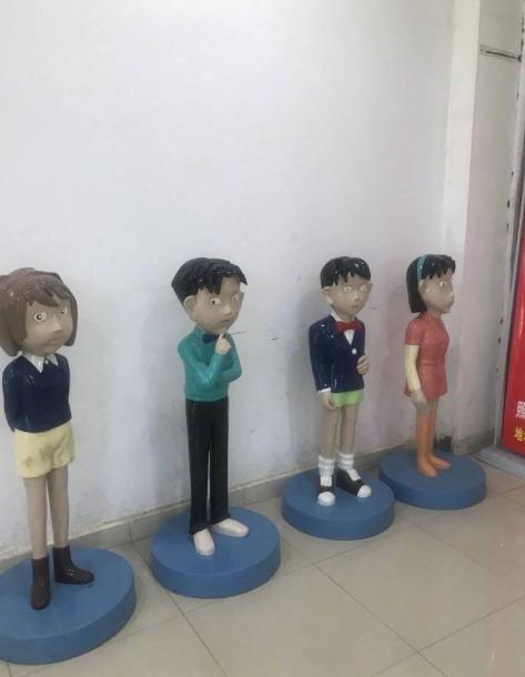 柯南石膏雕塑,柯南动漫雕像