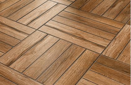 木纹砖不做美缝效果,木纹砖美缝后效果