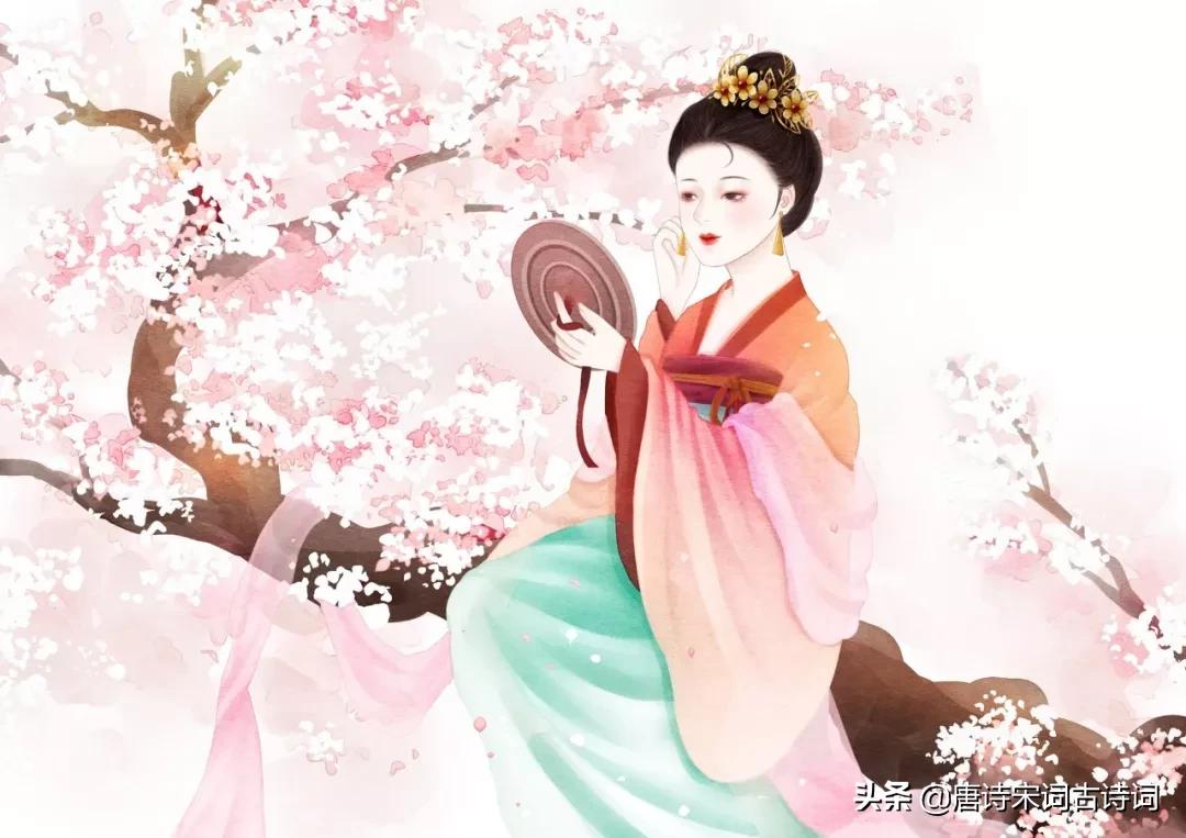 一些夸赞女生好看的诗词,夸赞女人优美的诗词