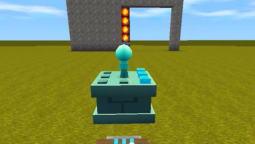 迷你世界科技感十足的门,迷你世界怎么做遥控大门