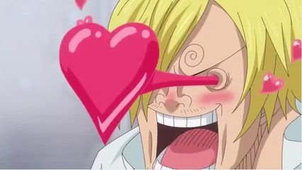 海贼王山治眼睛变小了,山治在线坑队友花痴又犯了