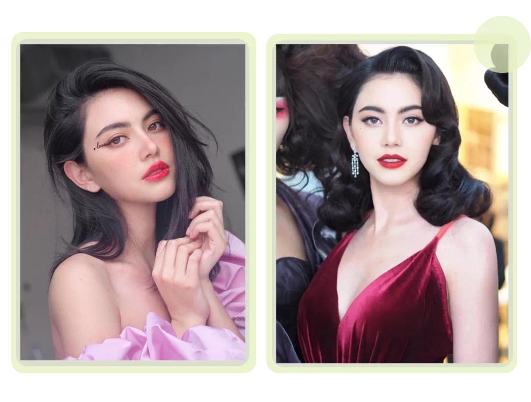 欧美法式自然妆,泰式大气妆容适合口红