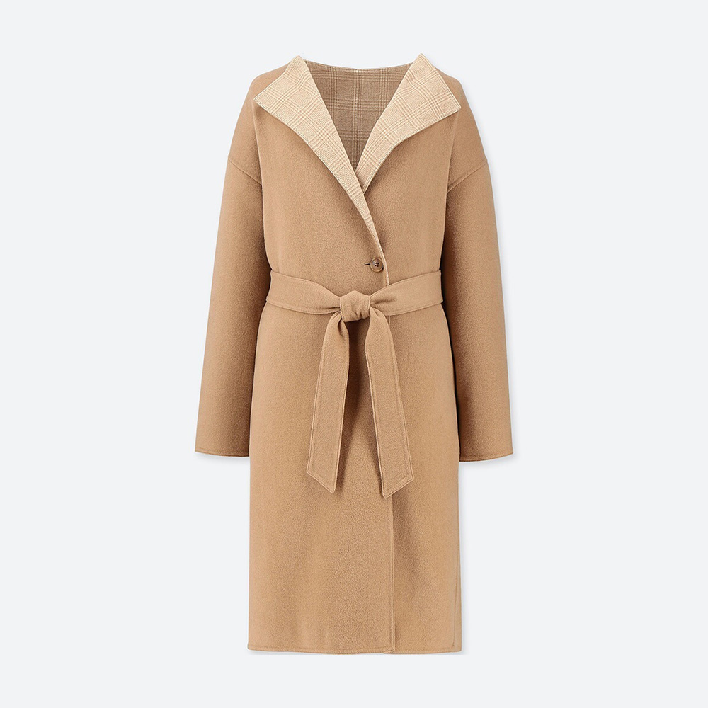 逸阳毛呢大衣外套女装,御寒大衣