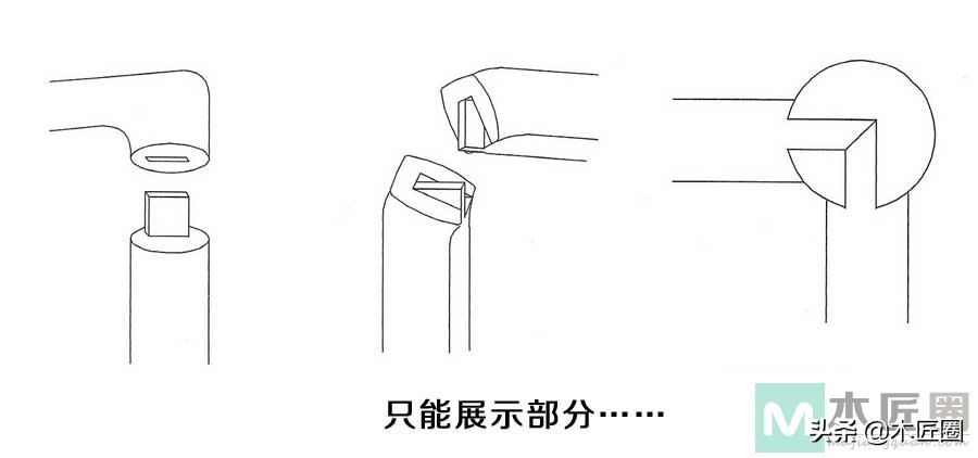 常见的30种卯榫结构图片,两边插肩榫卯制作过程