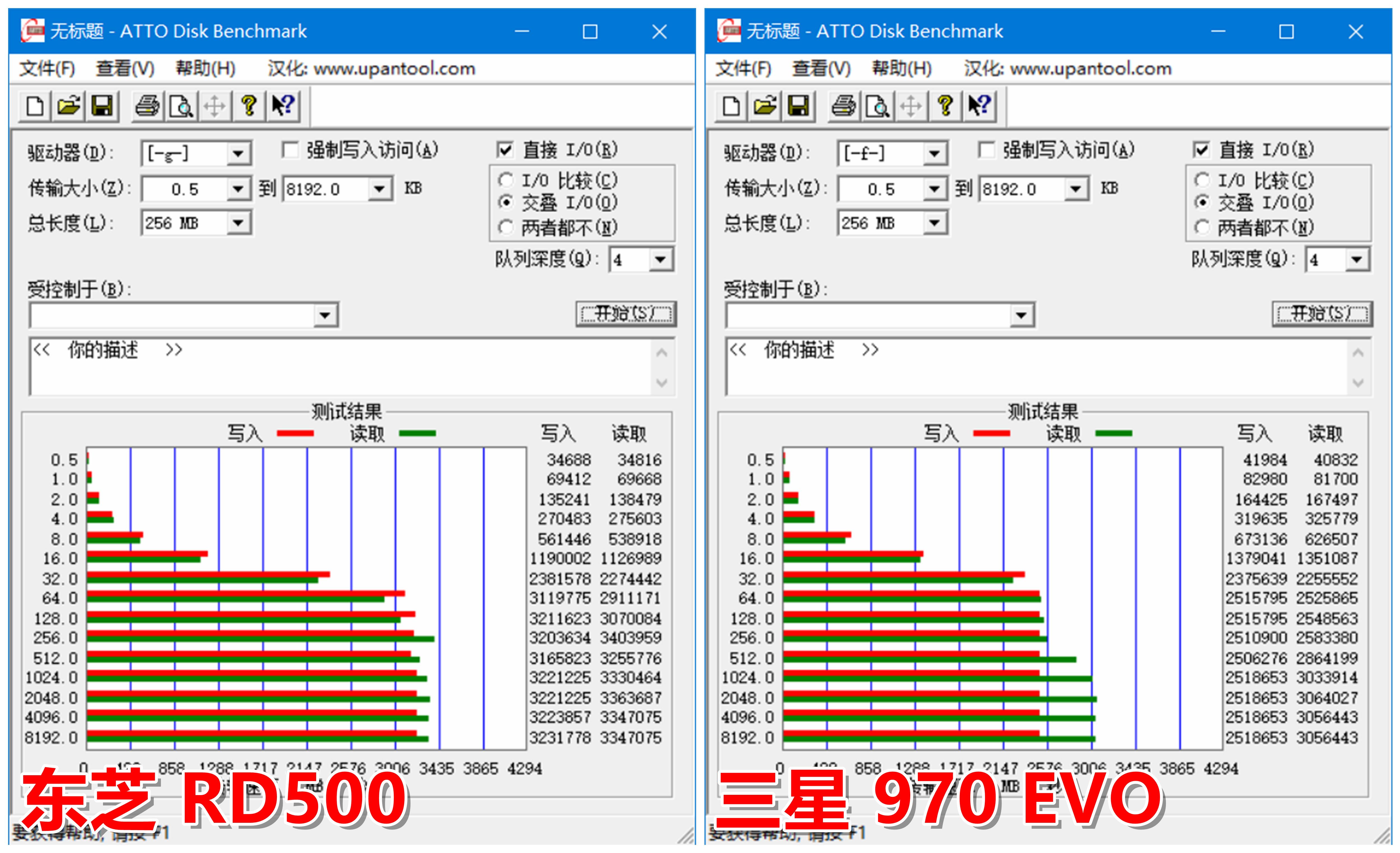 东芝nvme固态硬盘天梯,东芝rc500固态与三星970evo