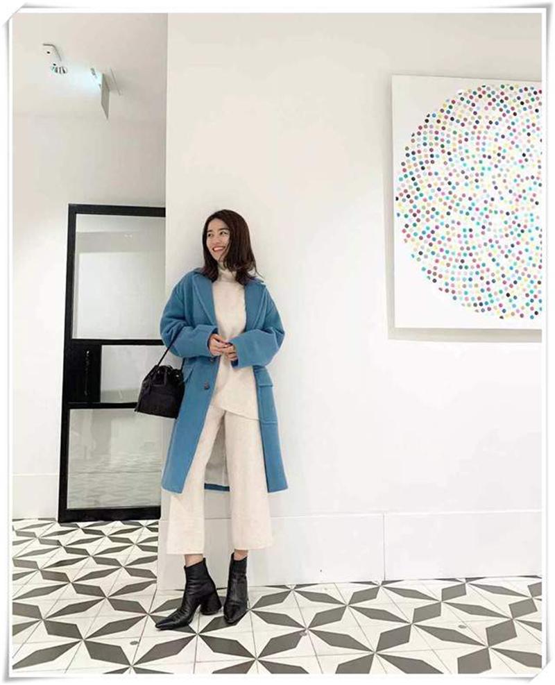 长大衣可以搭配长阔腿裤吗,长大衣阔腿裤优雅高级谁穿谁美