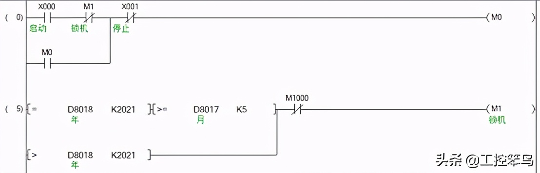 三菱plc定时锁机用密码开锁,三菱plc锁存器的使用方法