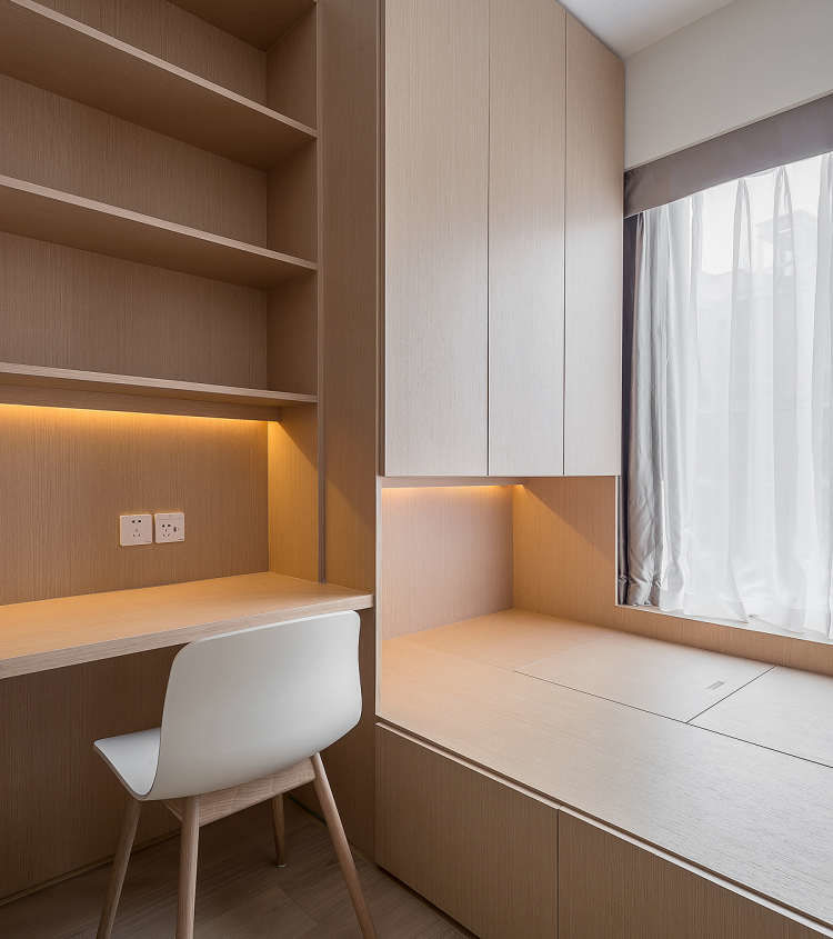 50-60平米小户型设计轻奢奶油风,能温暖人心的永远不是钱财和外貌