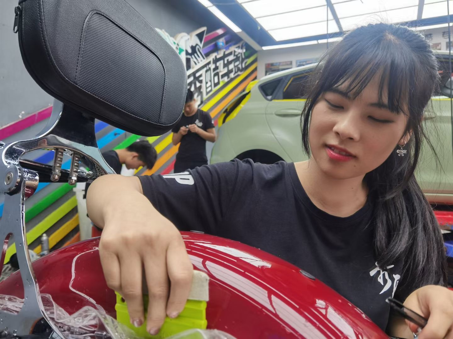 哈雷戴维森复古1200cc,哈雷戴维森1200custom定制版改装