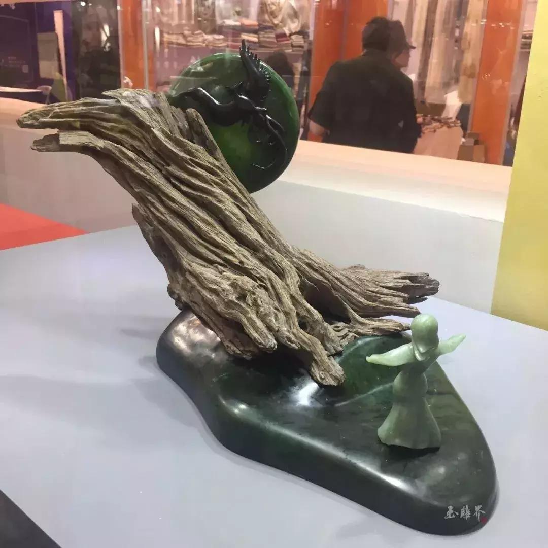 十三届子冈杯玉雕,子冈杯玉雕作品展现场