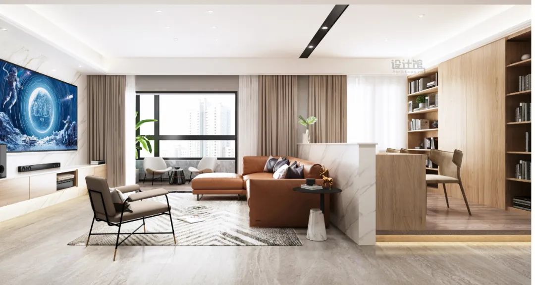 沙发不靠墙什么效果,沙发不靠墙的利与弊