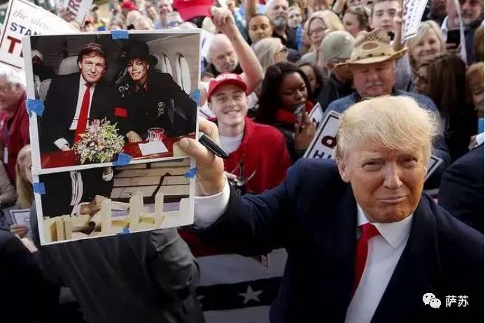 迈克尔杰克逊和特朗普是什么关系,迈克杰克逊和特朗普年轻的时候