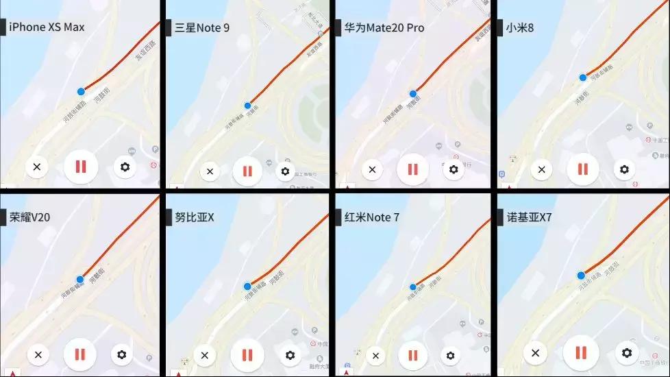各品牌手机gps信号评测,各手机gps导航信号测试