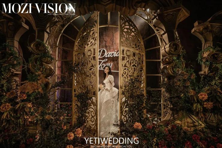 法式花园沉浸式婚礼,法式森林风格婚礼设计