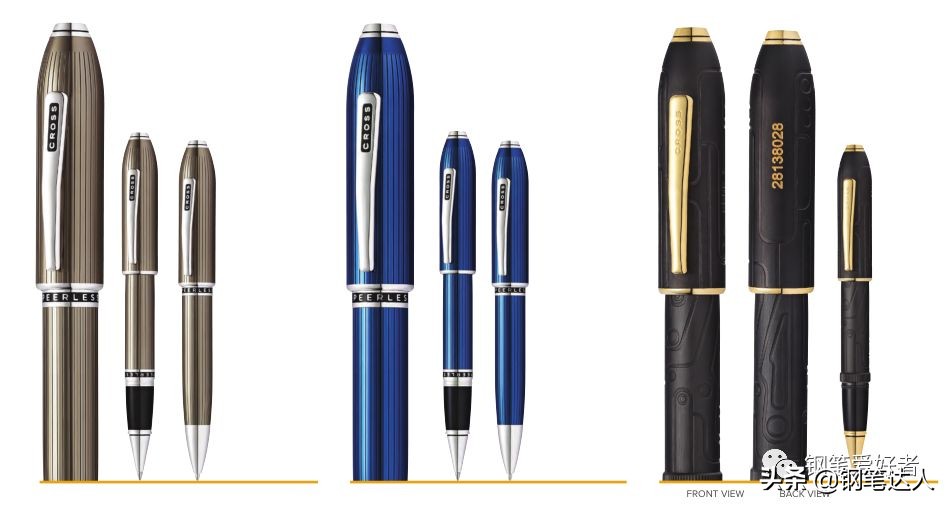 美国出名的钢笔品牌,美国高仕cross新世纪磨砂黑中性笔